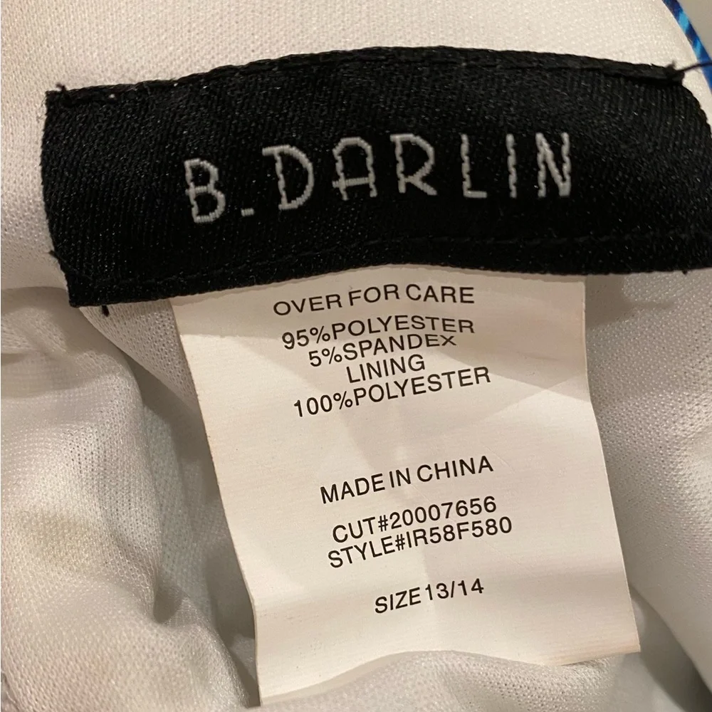 B. Darlin Strapless Floral/Baroque Dress - Picture 5 of 6